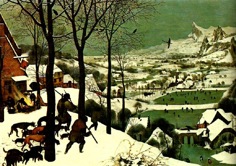 Pieter Bruegel jagare i sno